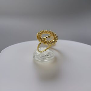 Golden Round Ring
